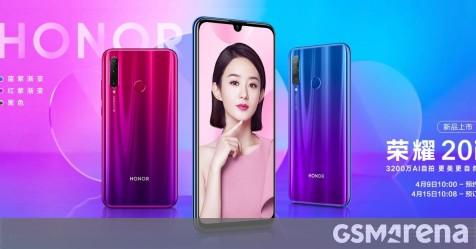 Honor 20i Official Images Surface Ahead Of April 17 Launch GSMArena