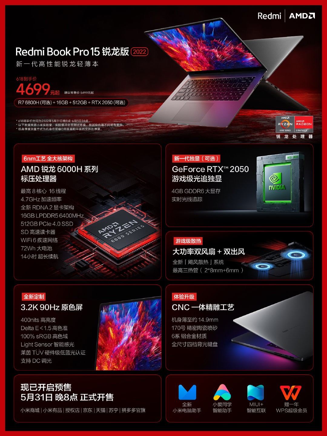 Xiaomi Redmibook Pro 15 2022 Ryzen Edition