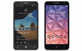 New Alcatel OneTouch Fierce XL renders reveal a Windows 10 and an Android version