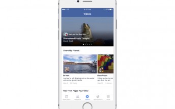 Facebook is now testing a dedicated Videos section