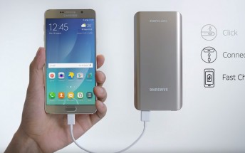 Samsung Galaxy Note 5 latest ad puts an emphasis on its battery pack with Fast Charging
