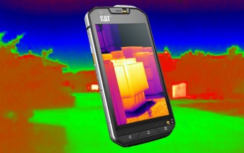 CAT S60: world's first smartphone with built-in thermal camera
