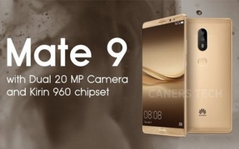 Huawei Mate 9 to come in three versions, memory and pricing leaks