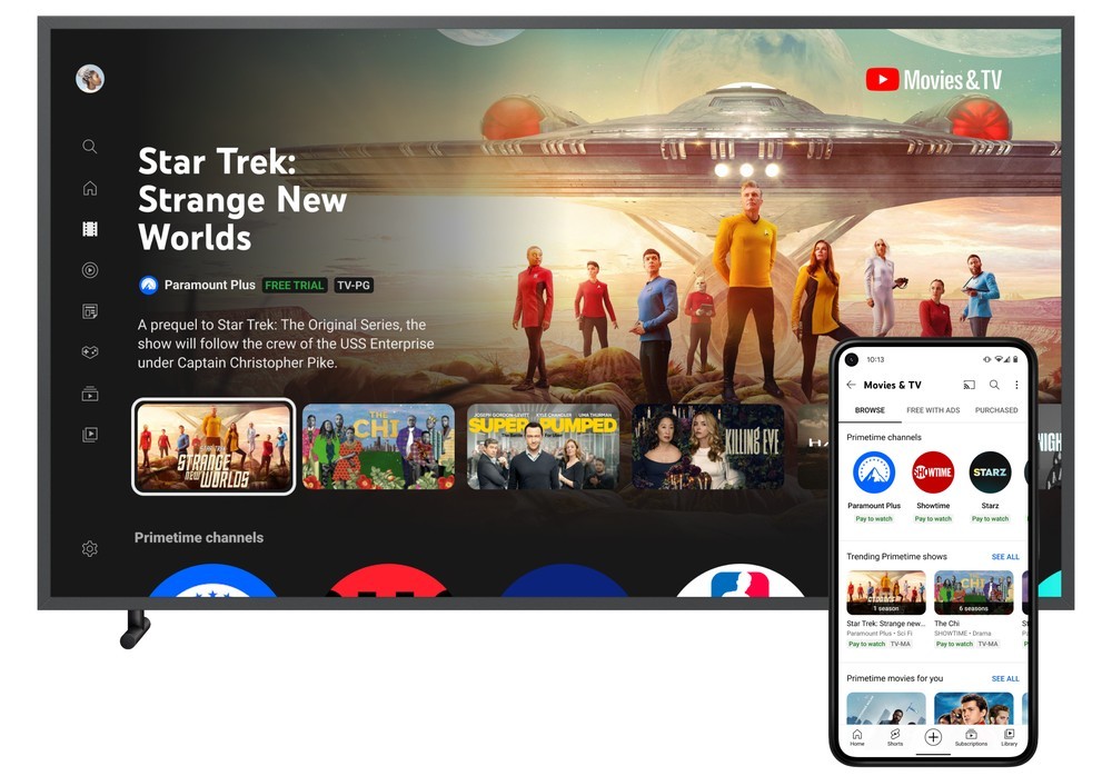 YouTube introduces Primetime Channels: a central hub for over 30 streaming services