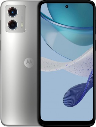Moto G 5G (2023) in silver and navy