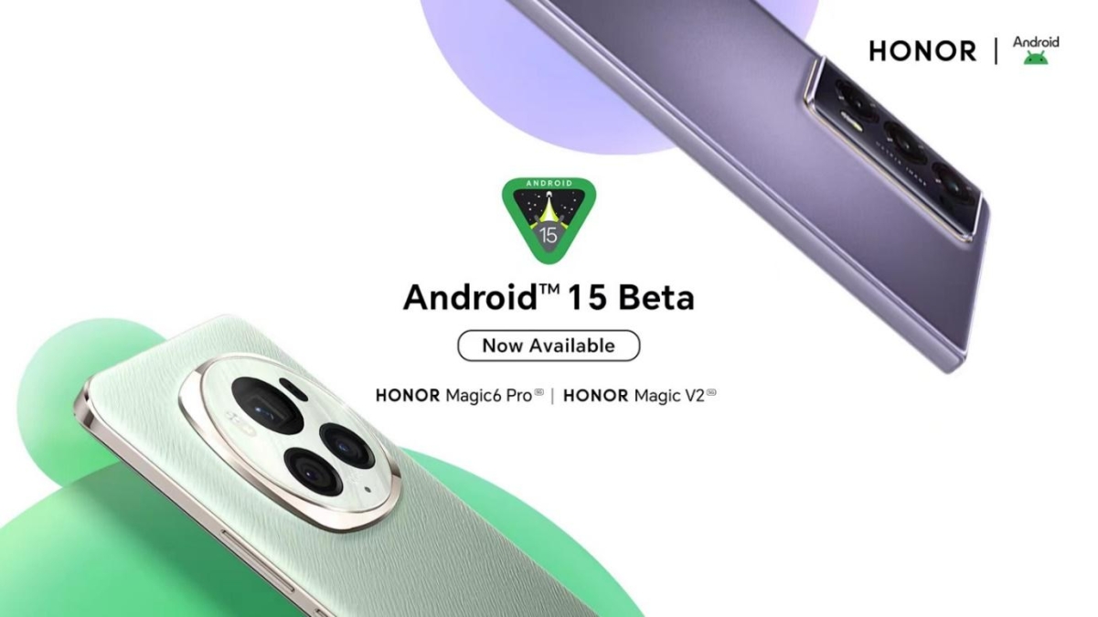 Honor начинает бета-тестирование Android 15 на Magic6 Pro и Magic V2