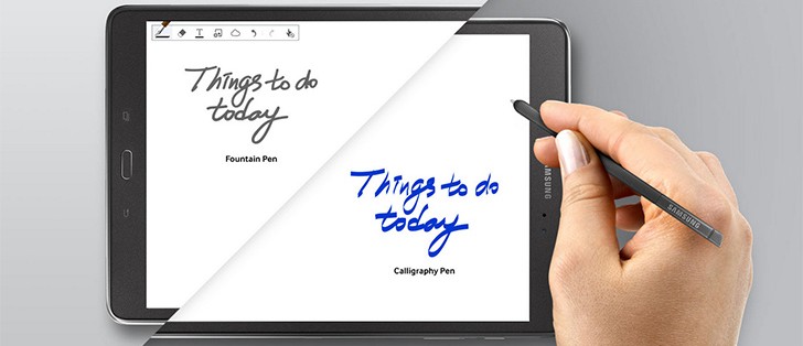 samsung tablets with s pen list