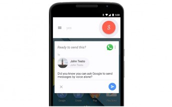 Google Now on Android lets you speak your WhatsApp or Viber messages