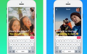 Yahoo's new LiveText app combines text messages with muted video