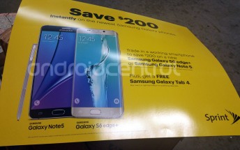 Sprint $200 trade-in leaflet reveals Galaxy Note 5 and S6 edge+