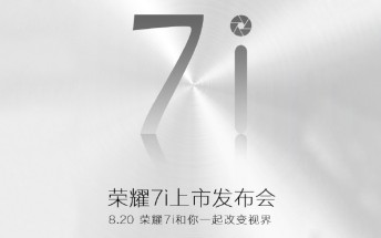 Honor 7i to be announced on Aug 20, Huawei Mate 7 plus on the way
