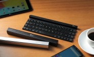 LG's new wireless portable keyboard folds into an easy-to-carry stick