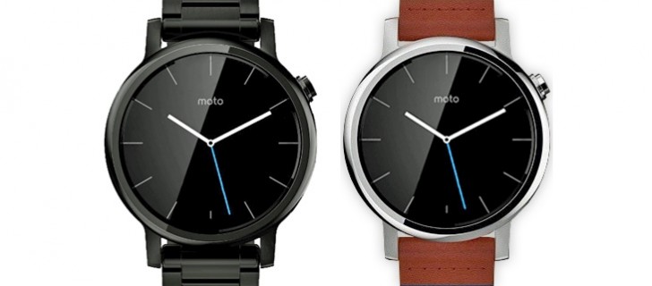 Leaked press image of Moto 360's successor confirms two different sizes -  GSMArena blog