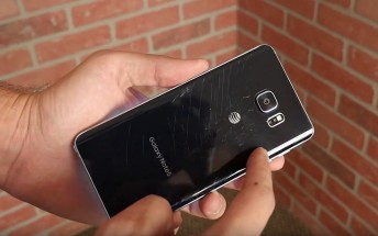 Samsung Galaxy Note5's first drop test proves the brittleness of the glass design