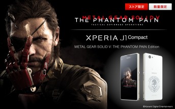 Sony unveils Metal Gear Solid-themed Xperia J1 Compact for Japan