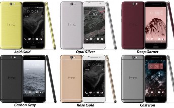 HTC One A9 leaked press renders confirm iPhone-esque design, multiple colors