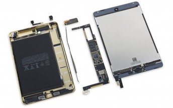 iFixit dismantles the iPad mini 4, finds a smaller battery inside