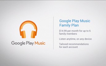 Google Play Music All Access Family Plan becomes official for $14.99 per month