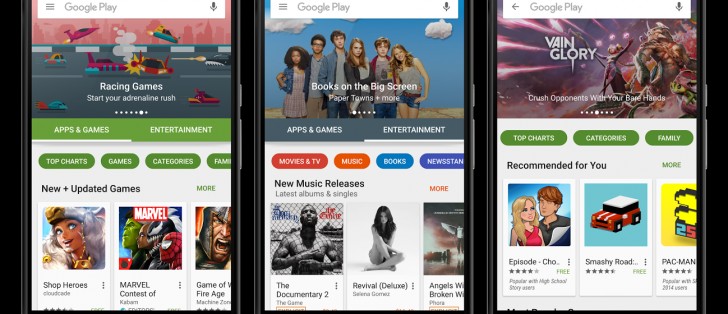 Google Play Store to get a major redesign - GSMArena blog