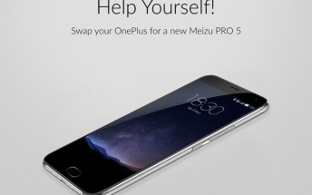 Latest Meizu campaign offers to swap your OnePlus 2 for a new PRO 5