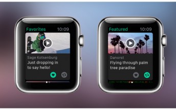 Vine now works on the Apple Watch
