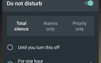 'Until Next Alarm' option disappears from stock Android menu due to bug