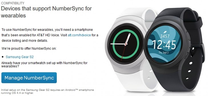 At&t numbersync not working best sale gear s3