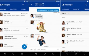 Sony releases a messenger app for PlayStation users