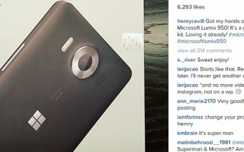 Henry Cavill, also known as Superman, now owns a Lumia 950