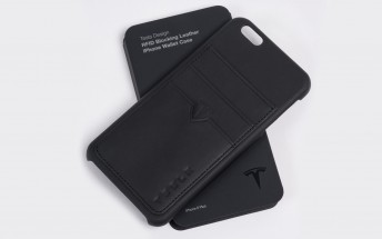 This leather iPhone case is made from Tesla’s leftover upholstery