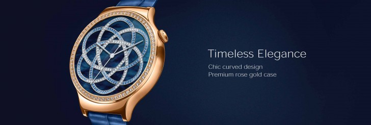 Huawei watch gold hot sale plated stainless steel