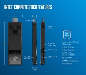 Intel Compute Stick: Atom x3