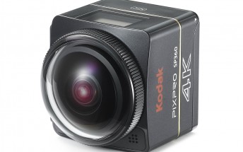 Pair two of Kodak's new SP360 4K action cams, get VR videos