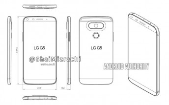 Leaked LG G5 diagram shows new design, volume buttons on the side