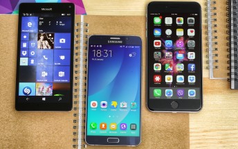 Poll: Galaxy Note5 vs iPhone 6s Plus vs Lumia 950 XL