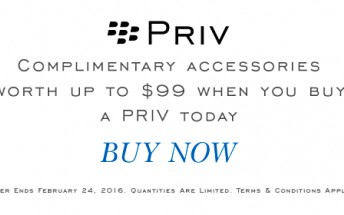 BlackBerry offering free accessories worth $99 with Priv