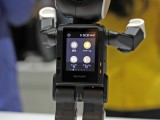 RoboHon's torso is where the screen, ports, switches and slots are located. - News 16 01 Robohon CES2016  review