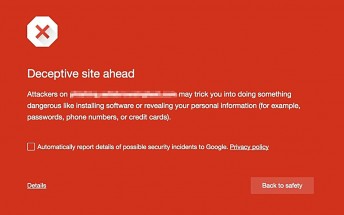Google will now also warn you about deceptive embedded content on websites