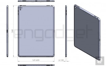 Leaked iPad Air 3 drawing reveals quad speakers, Smart Connector, LED flash