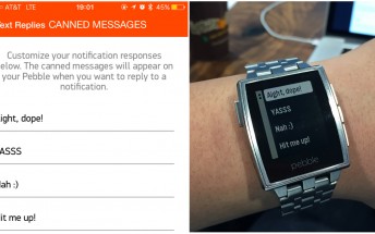 Latest Pebble firmware update brings custom messages, third party access to the step and sleep tracker