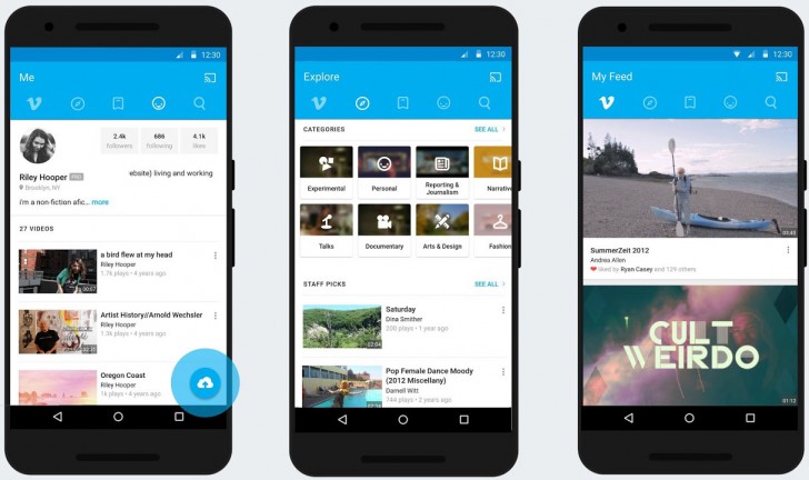 Vimeo gains for Android - GSMArena.com news