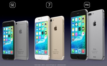 Recreating the iPhones from rumors: the iPhone 7, SE and Pro