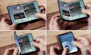 Samsung's foldable OLED panel goes into production this summer