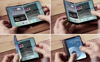 Samsung's foldable OLED panel goes into production this summer