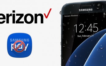 Verizon's Samsung Galaxy S7 and S7 edge lack Samsung Pay support