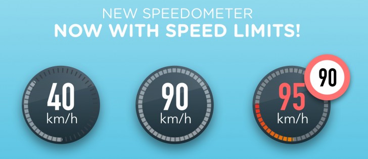 Waze Speed Sign Waze will tell you if you're going over the speed limit - GSMArena blog
