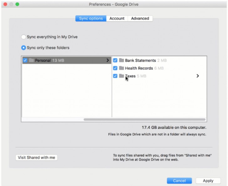 desktop version of google drive for mac