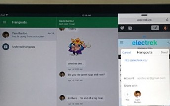 Hangouts for iOS updated with sharing extension, low-power mode functionality