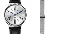 Huawei Watch with black leather strap plus stainless steel mesh band - all for $300