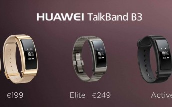 Huawei TalkBand 3 brings more styles, better audio